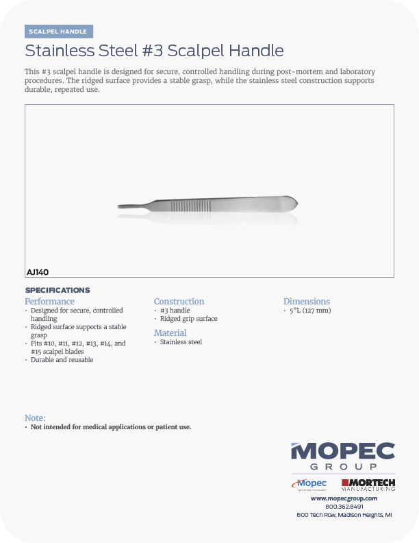 Spec Sheet