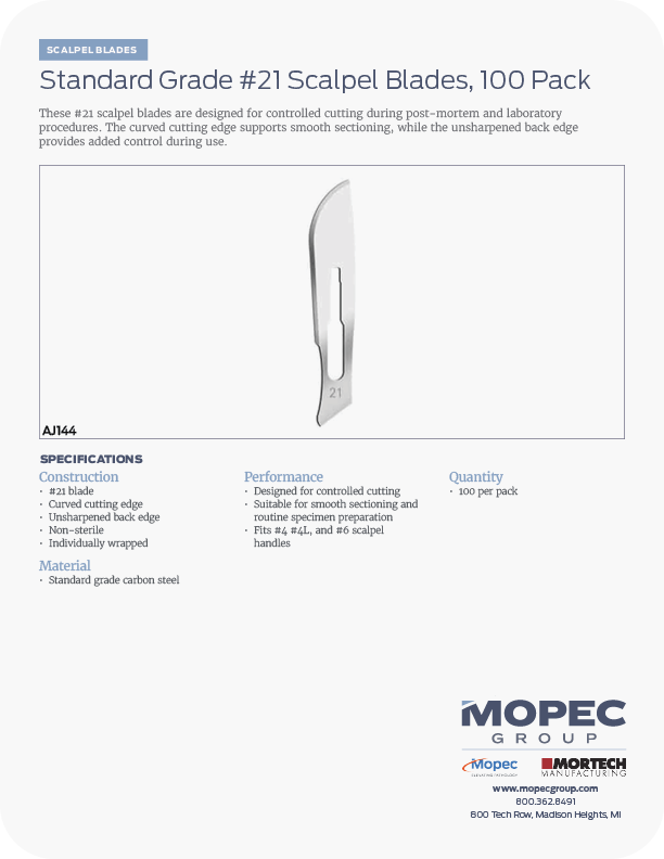 Spec Sheet