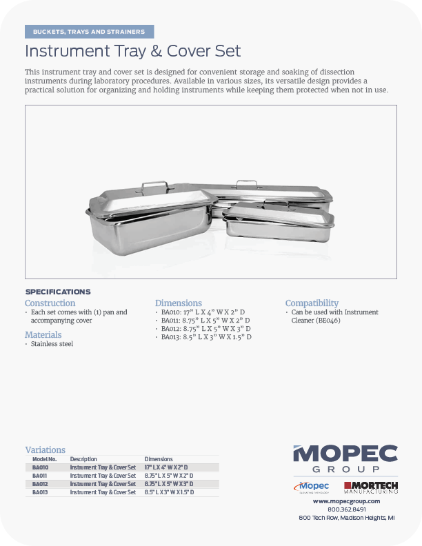 Spec Sheet