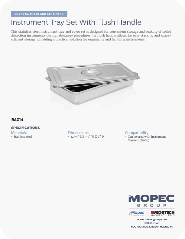 Spec Sheet