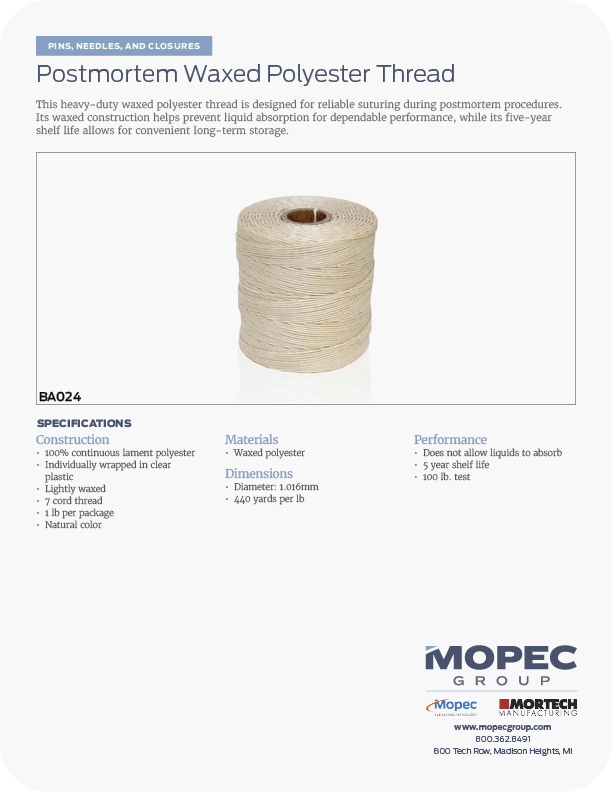 Spec Sheet