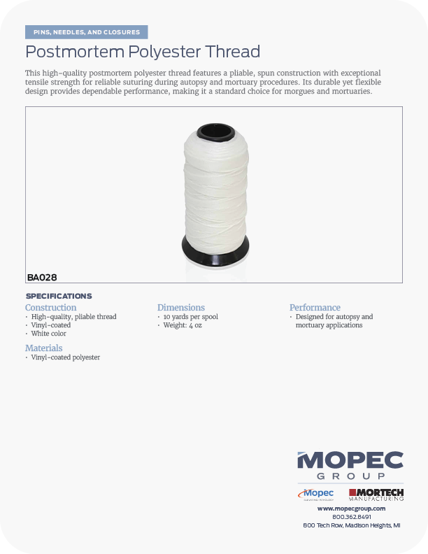 Spec Sheet