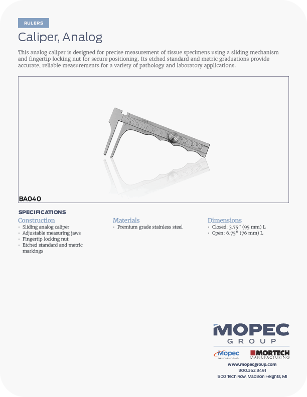 Spec Sheet