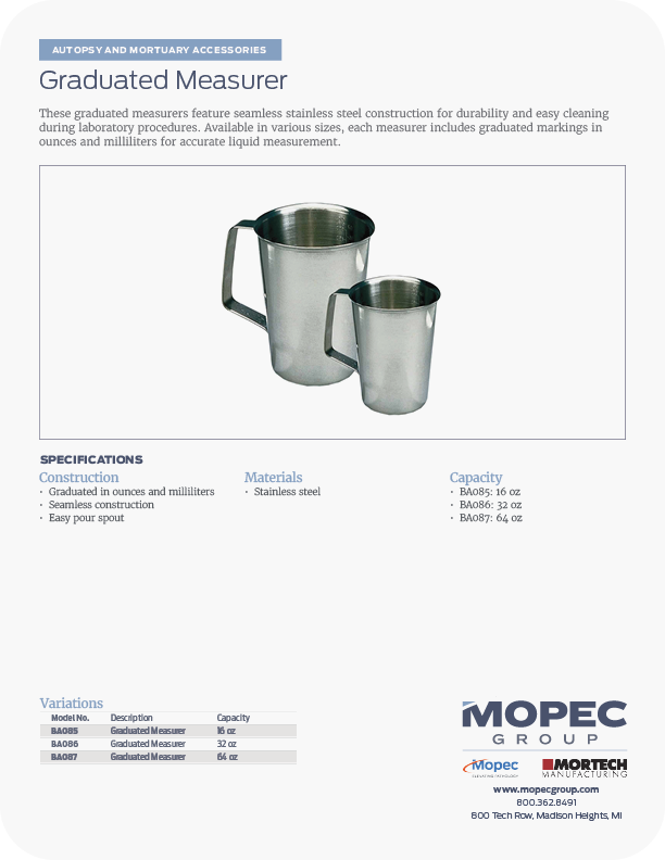 Spec Sheet