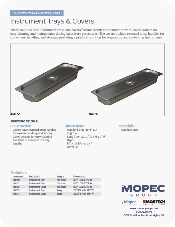 Spec Sheet