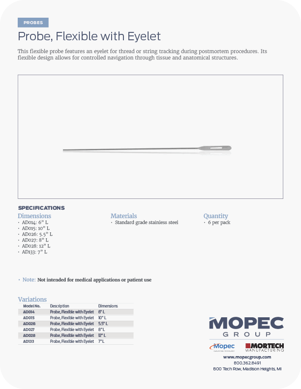 Spec Sheet